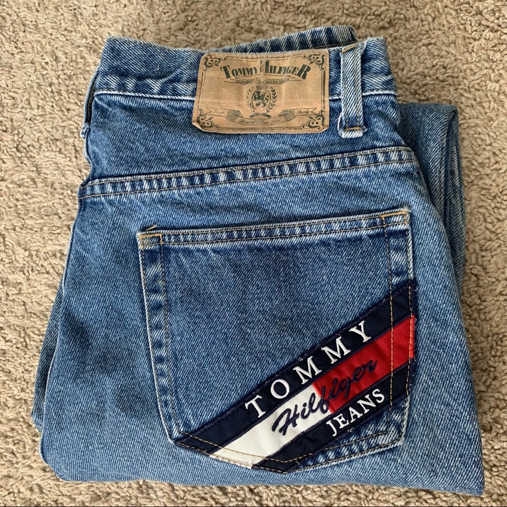 Vintage Tommy Hilfiger Jeans with Patch on back pocket